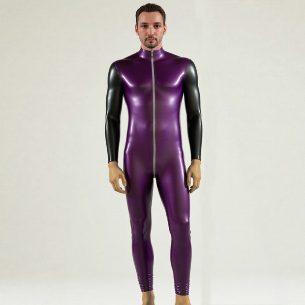 Electrix suit with front thru zip